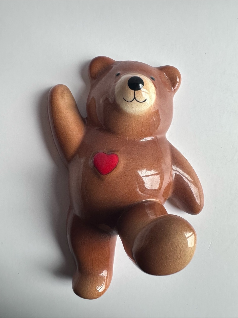 Vintage Ceramic Bear Hook